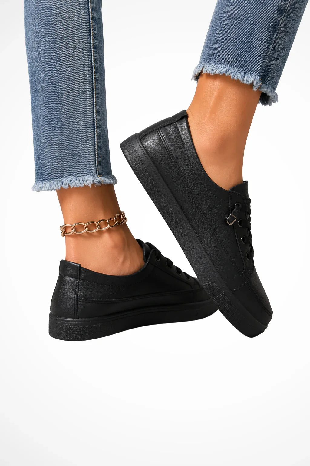 Edna | Women's Orthopedic Slip On Sneakers with Upper and Lace Up Closure
