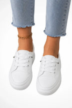 Edna | Women's Orthopedic Slip On Sneakers with Upper and Lace Up Closure