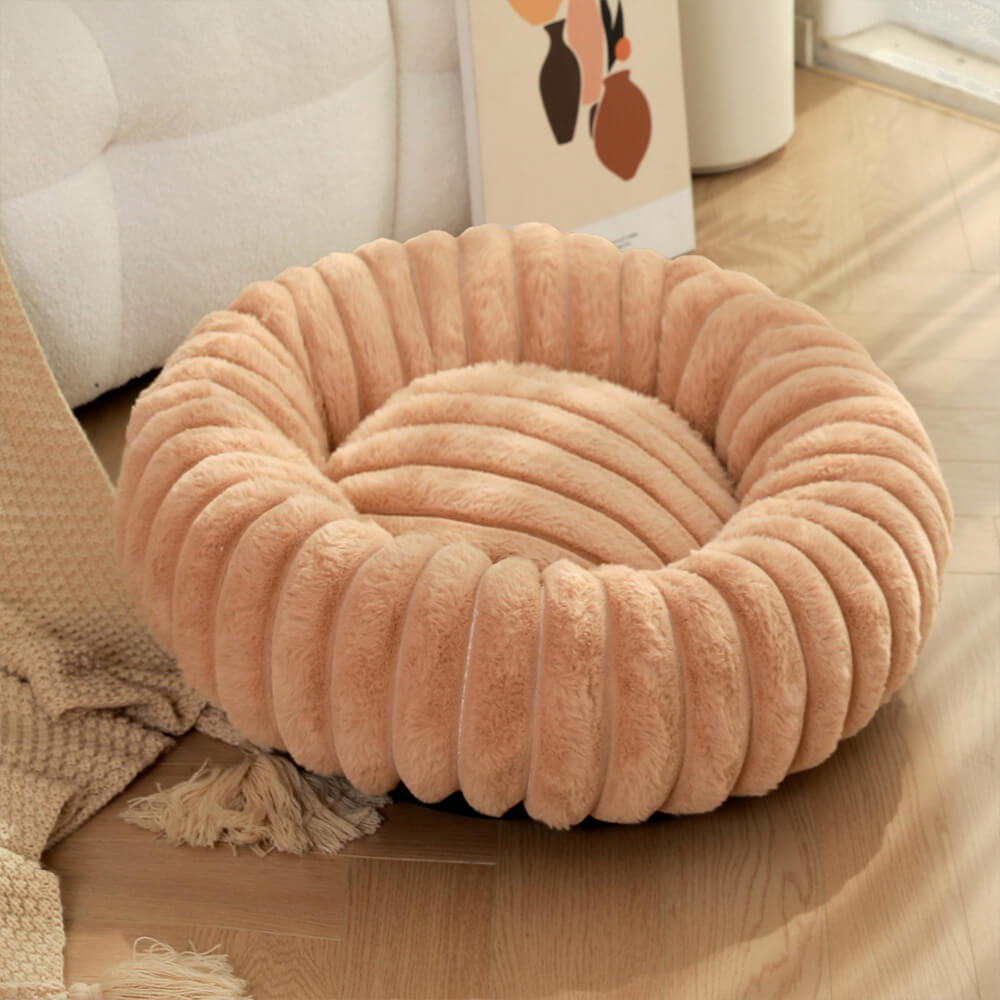 Donut Dog Bed – Ultra-Soft Plush Round Calming Bed for Dogs & Cats - view 11