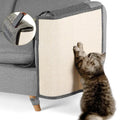 Faux Sisal Cat Scratching Post Mat with Full Armrest Coverage for Sofa Protection