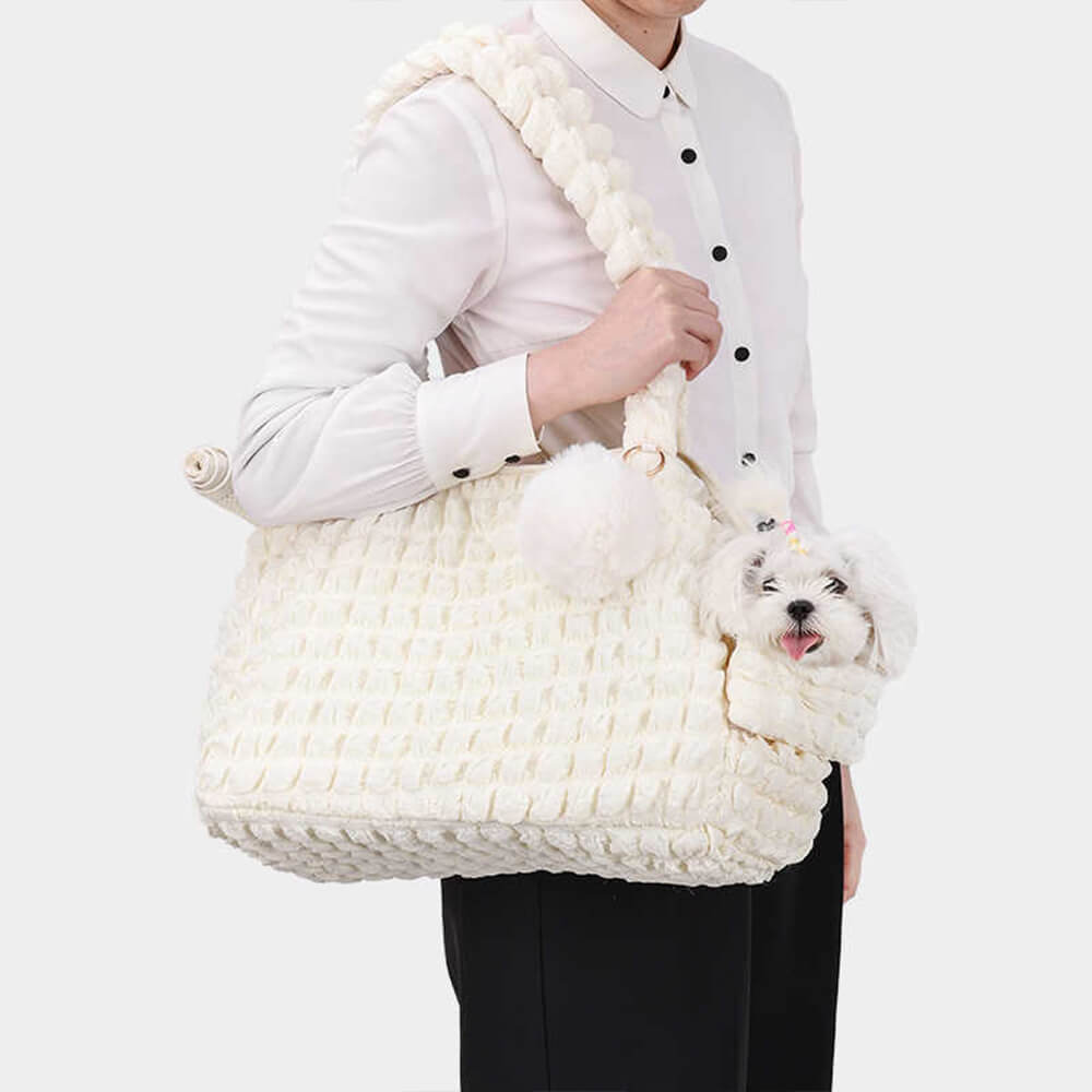 Cat Carrier Shoulder Bag – Lightweight Breathable Tote with Removable Cushion - view 2