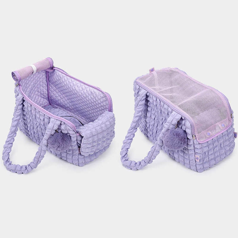 Cat Carrier Shoulder Bag – Lightweight Breathable Tote with Removable Cushion - view 11