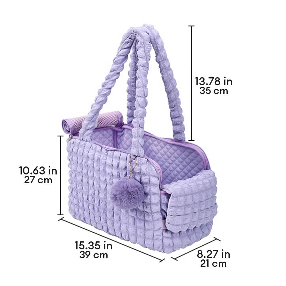 Cat Carrier Shoulder Bag – Lightweight Breathable Tote with Removable Cushion - view 12