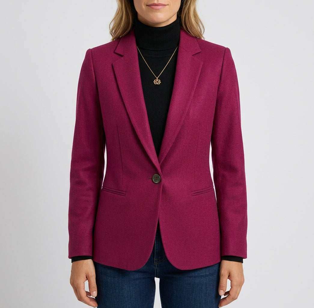 Sartora  - Tailored Single Breasted Womens Blazer Smart Casual Styling