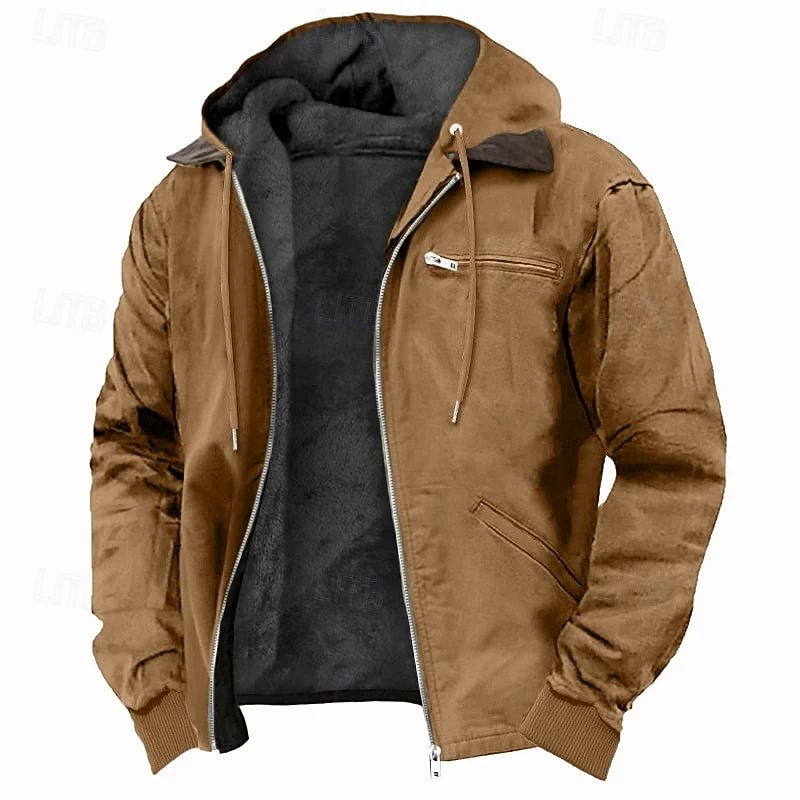 Gideon – Fleece-Lined Hooded Jacket