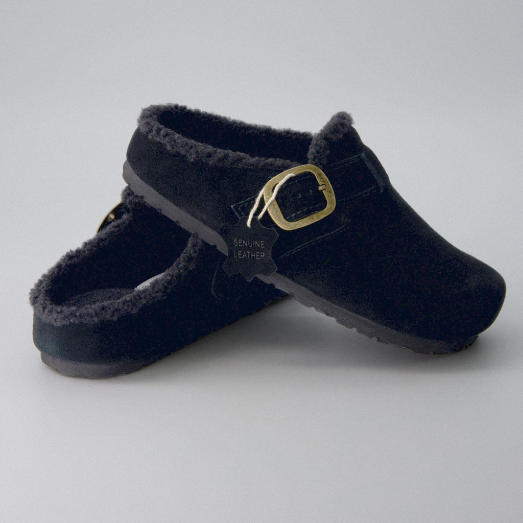 Haven Cozy Leather Clogs