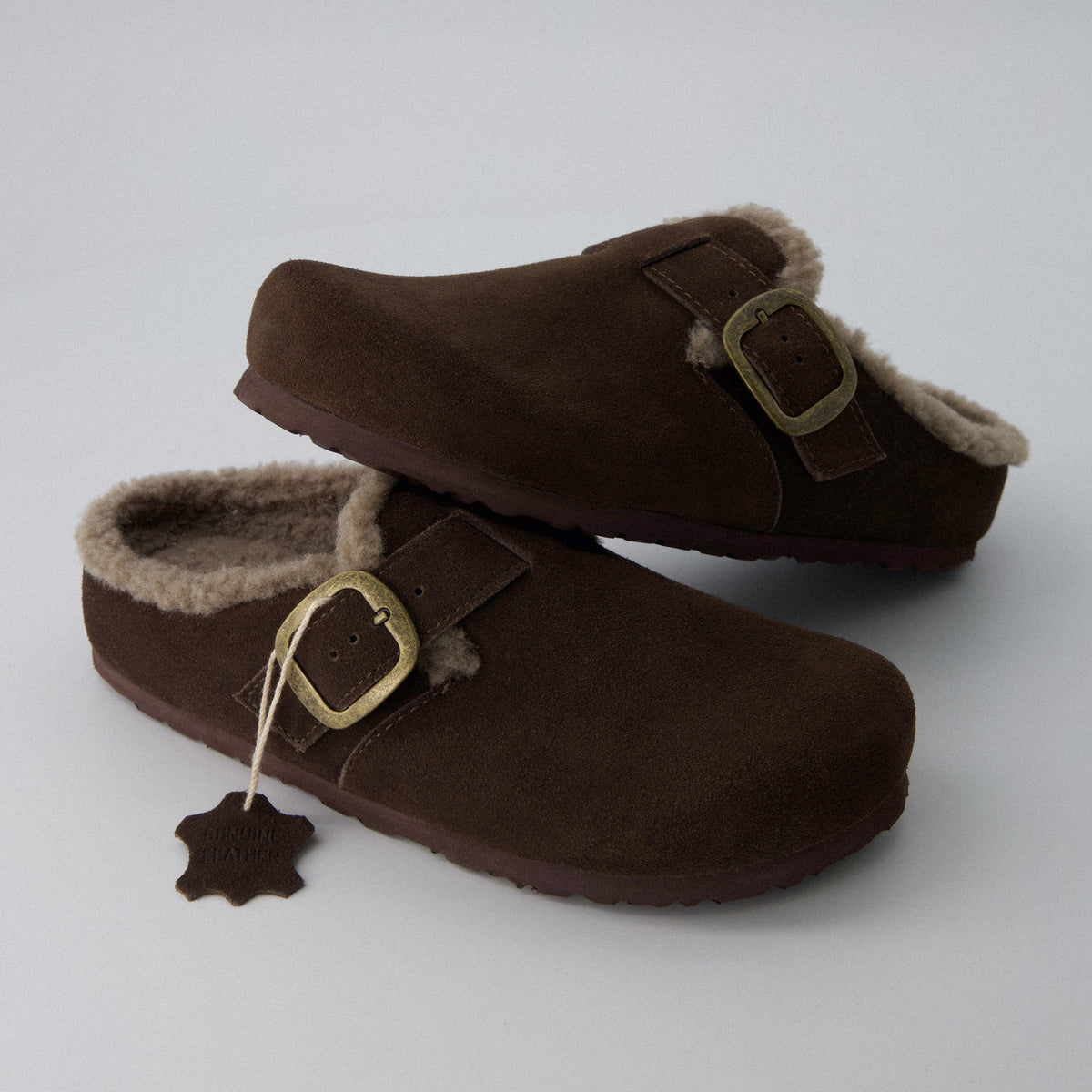 Haven Cozy Leather Clogs