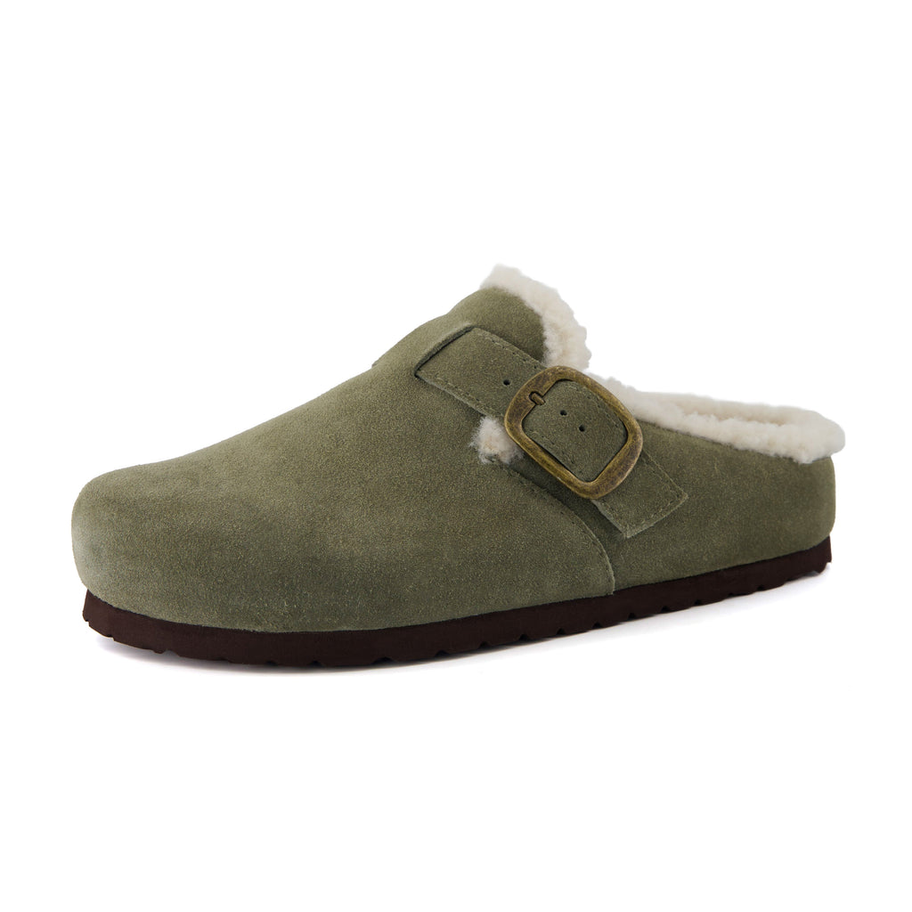 Haven Cozy Leather Clogs