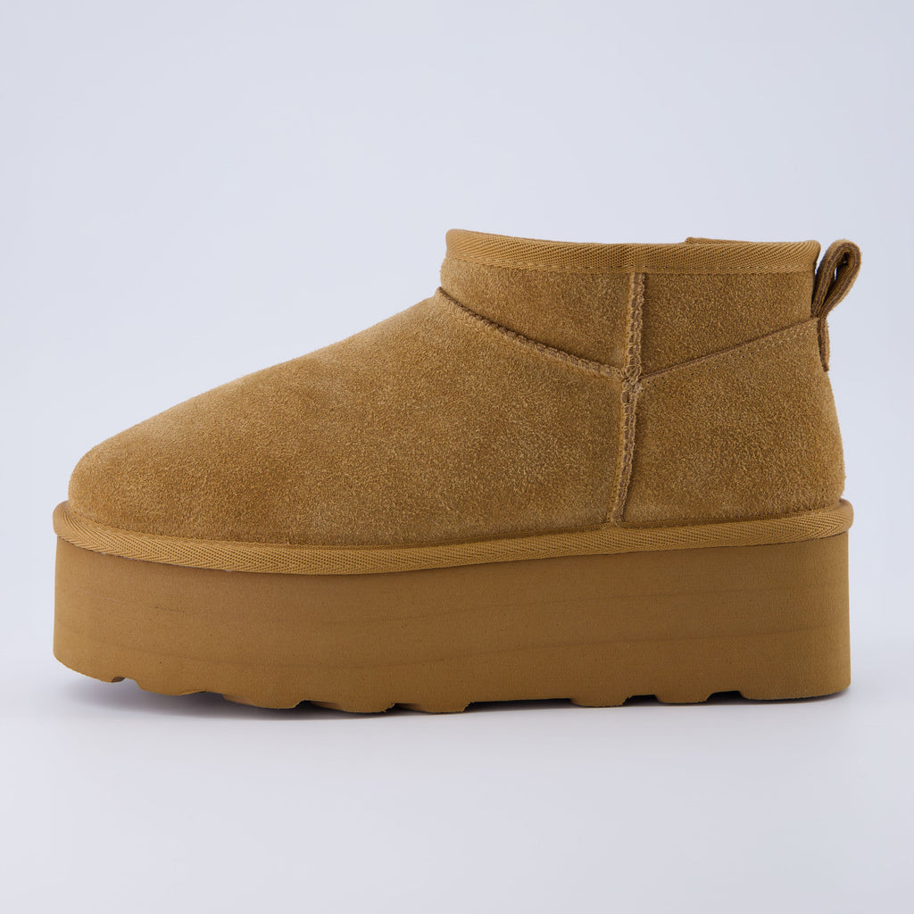 Hippy Cozy Platform Ankle Boot