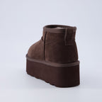 Hippy Cozy Platform Ankle Boot