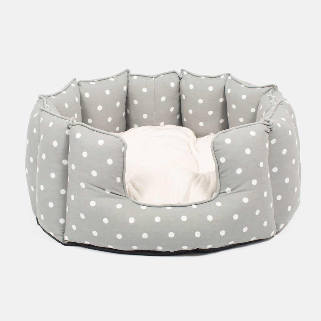 High Wall Bed With Removable Covers in Grey Spot by Lords & Labradors 6
