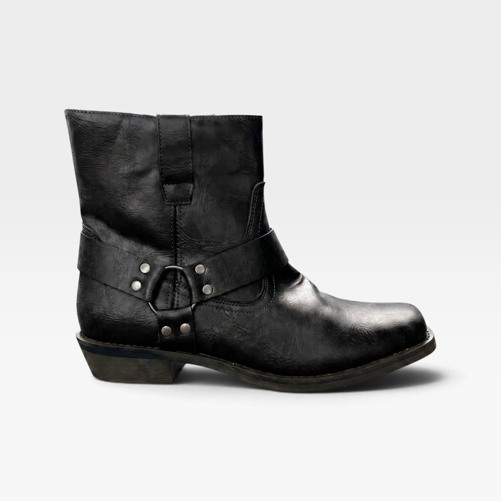 Silas Harness Leather Ankle Boots - image 2