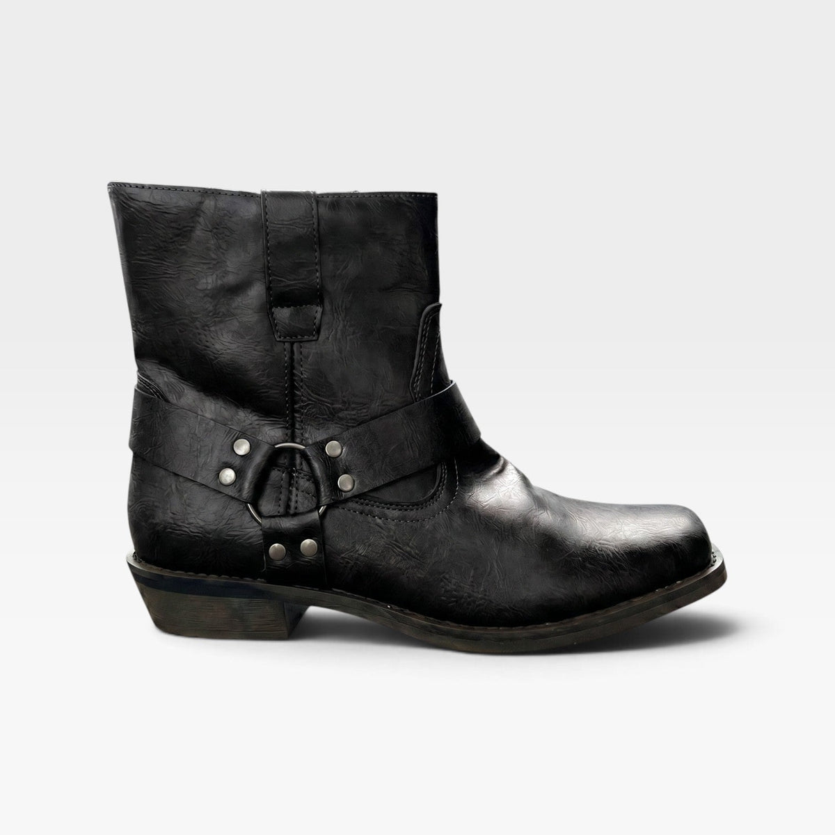 Silas Harness Leather Ankle Boots - image 2