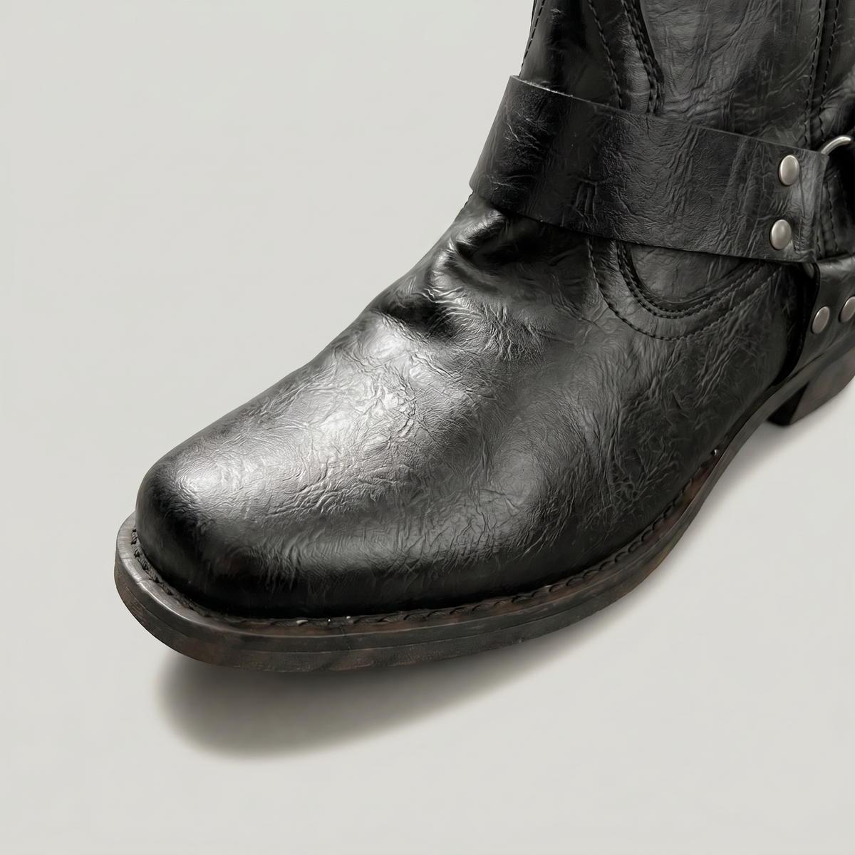Silas Harness Leather Ankle Boots - image 7