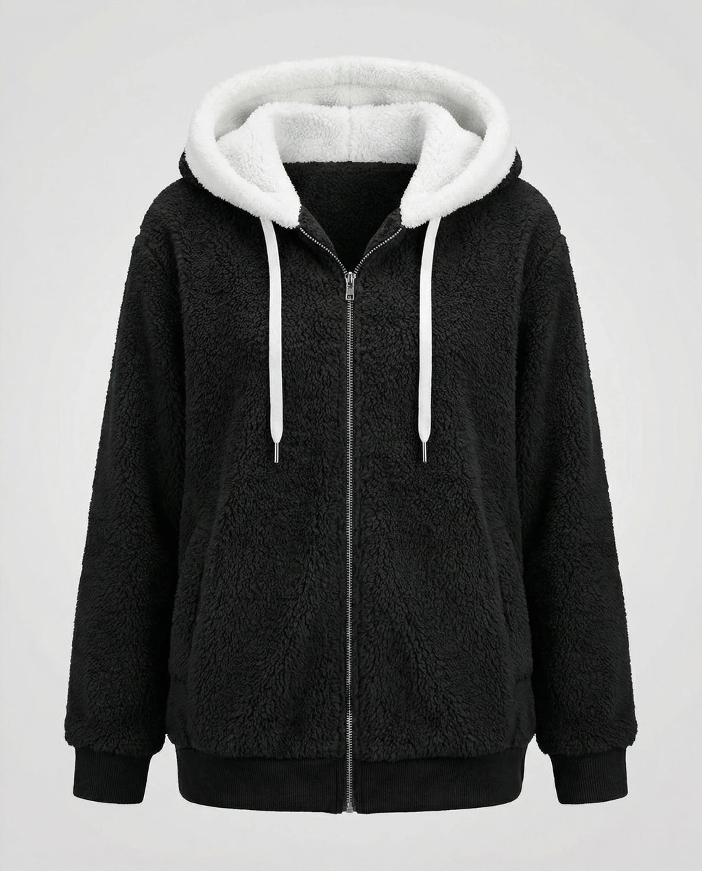 Iolanthe | Oversized Hooded Fleece Jacket for Women