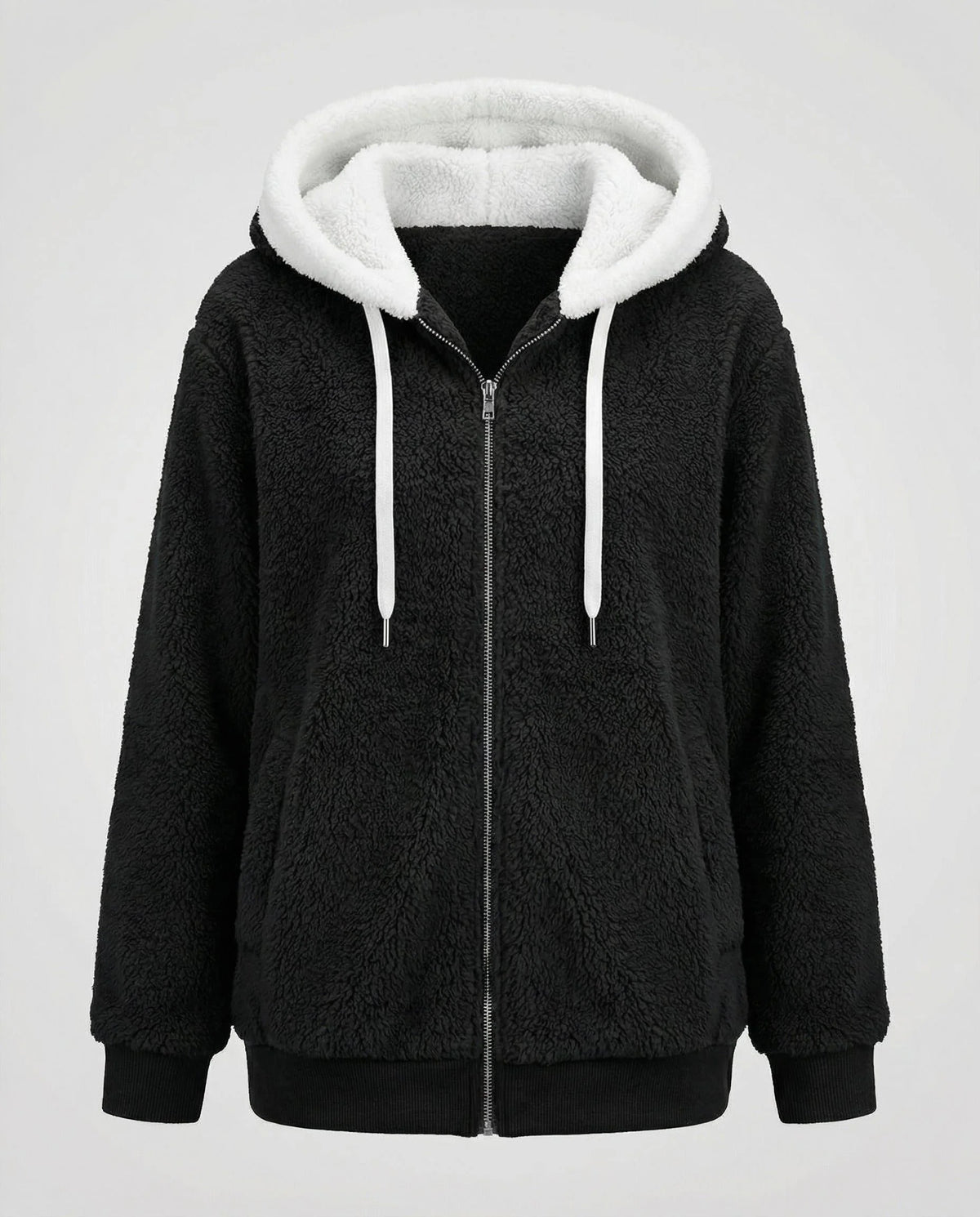 Iolanthe | Oversized Hooded Fleece Jacket for Women