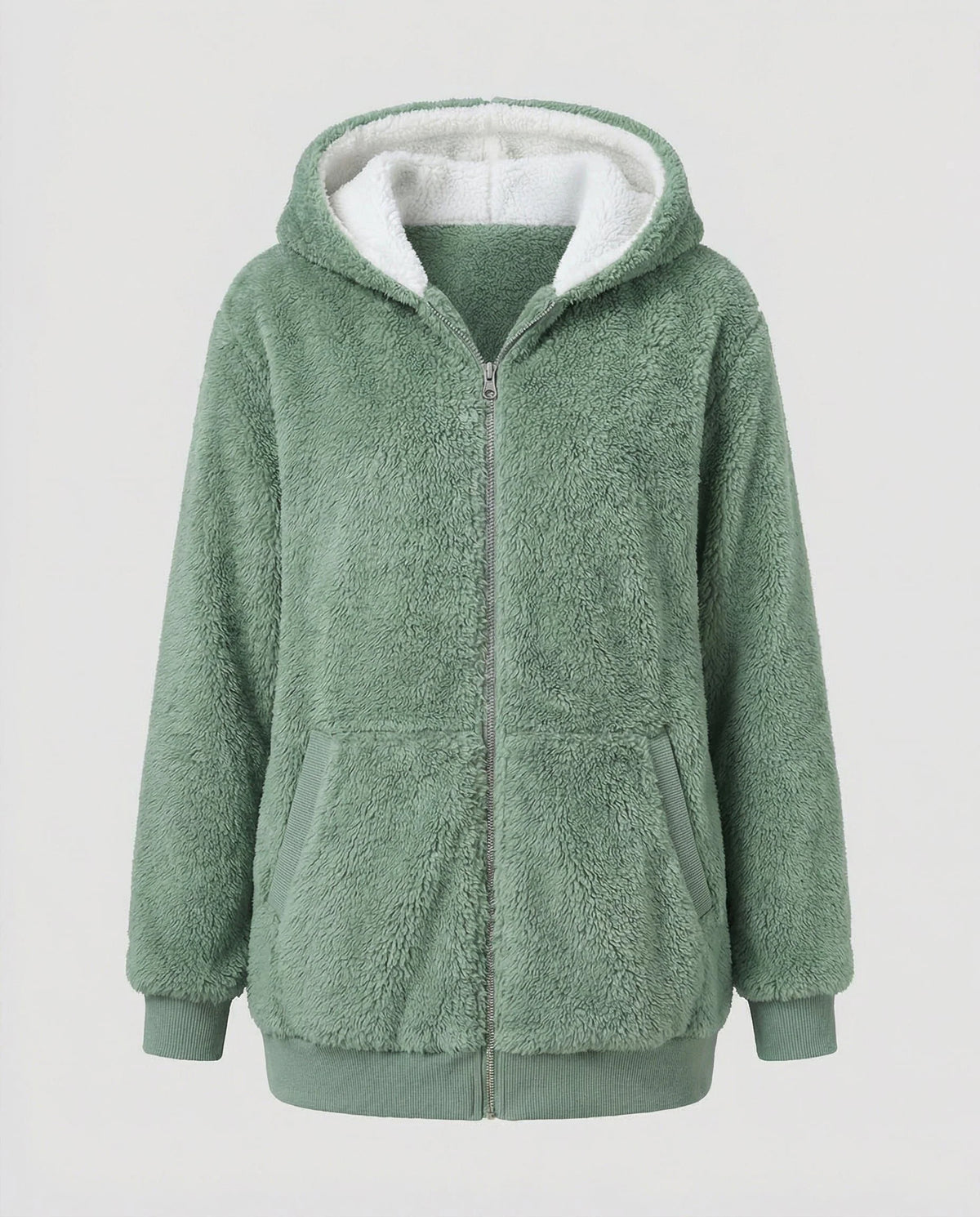 Iolanthe | Oversized Hooded Fleece Jacket for Women