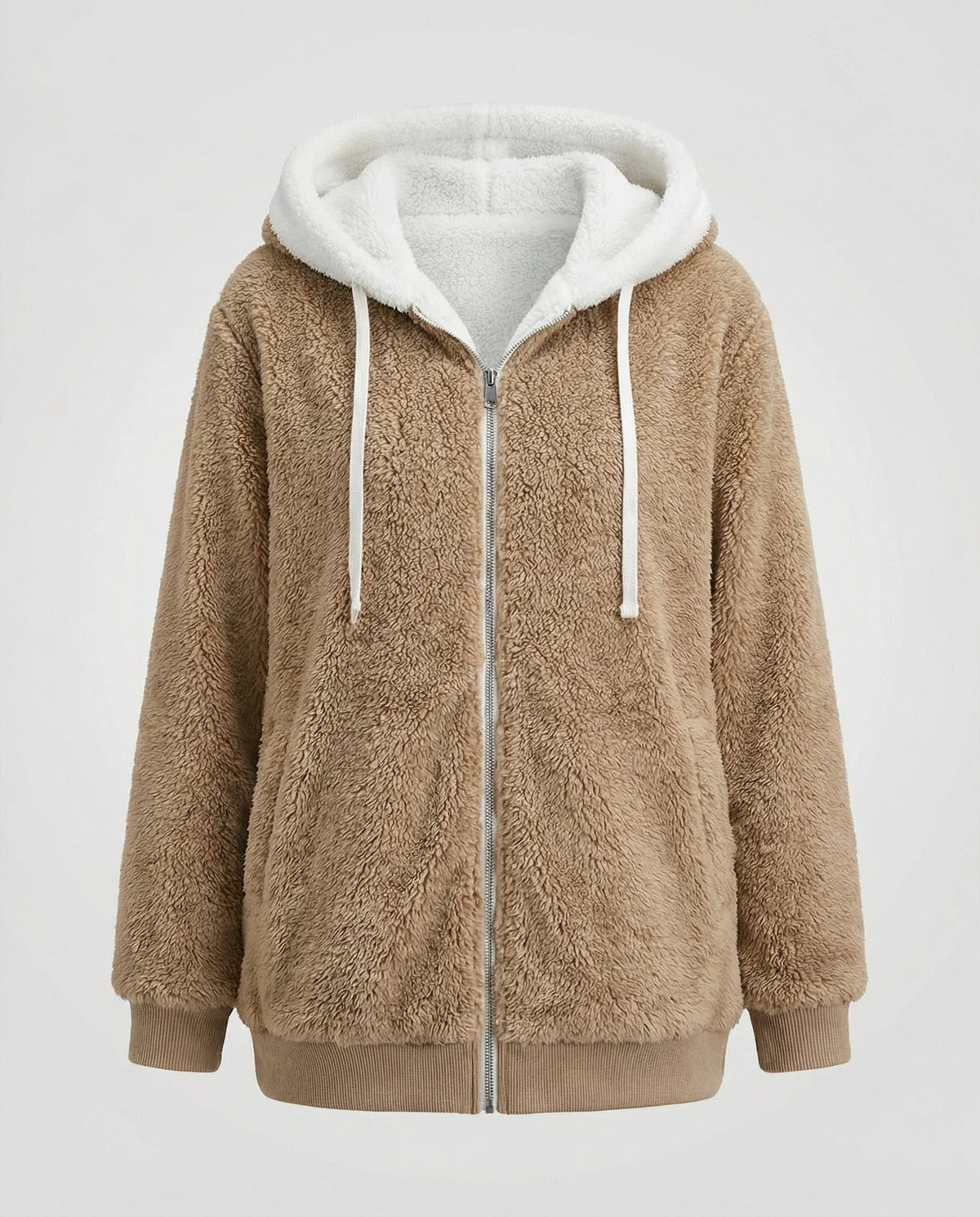 Iolanthe | Oversized Hooded Fleece Jacket for Women