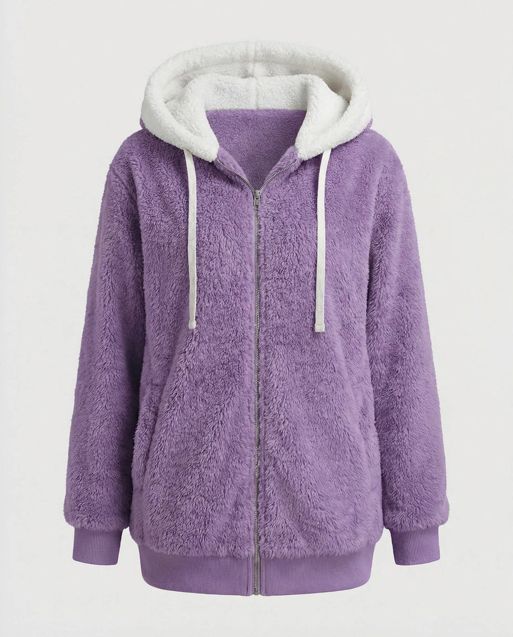 Iolanthe | Oversized Hooded Fleece Jacket for Women