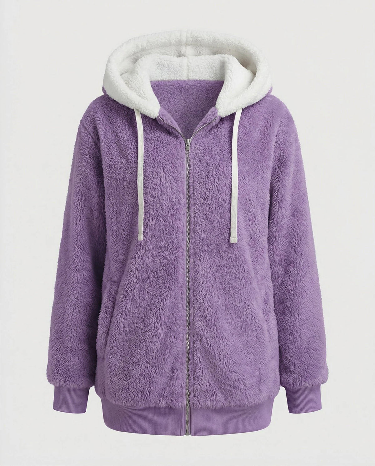 Iolanthe | Oversized Hooded Fleece Jacket for Women