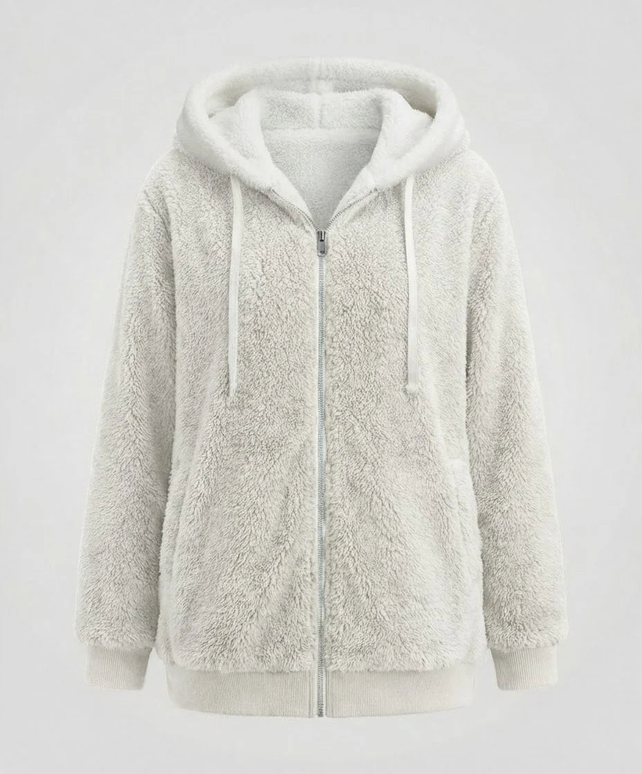 Iolanthe | Oversized Hooded Fleece Jacket for Women