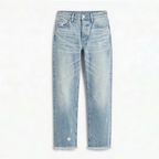 Vivara – Women's Retro Fringed Cropped Straight Leg Jeans