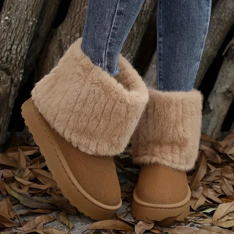 Loretta | Cozy Platform Winter Boots