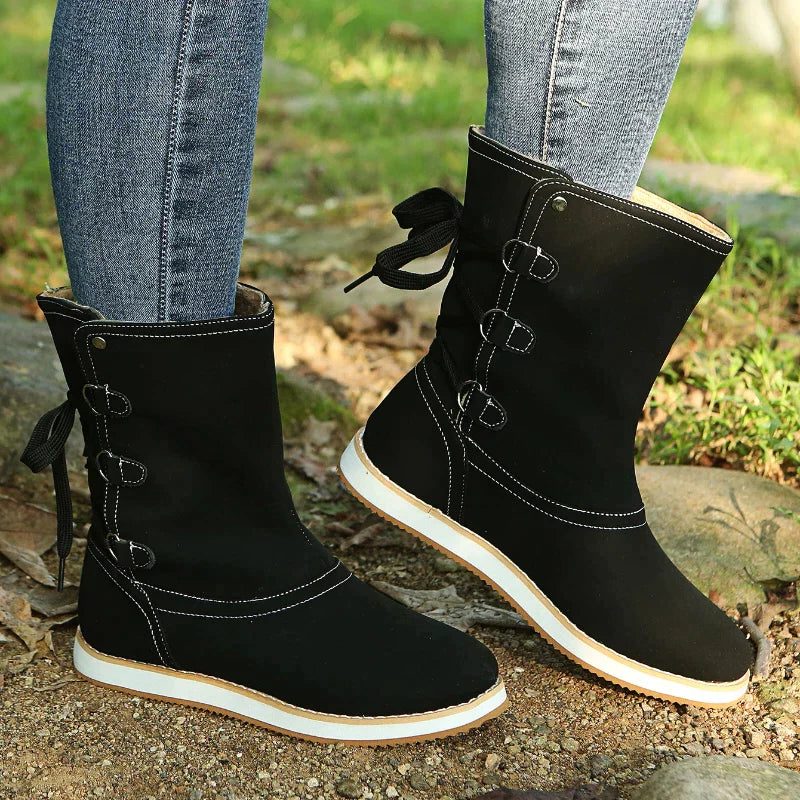 Luxe Steps | Women's Boots with Cushioned Lining | Stylish Comfort for Cold Weather