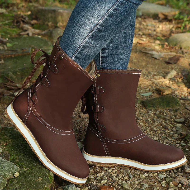 Luxe Steps | Women's Boots with Cushioned Lining | Stylish Comfort for Cold Weather