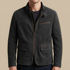Thorne Suede-Look Zip Jacket - image 9