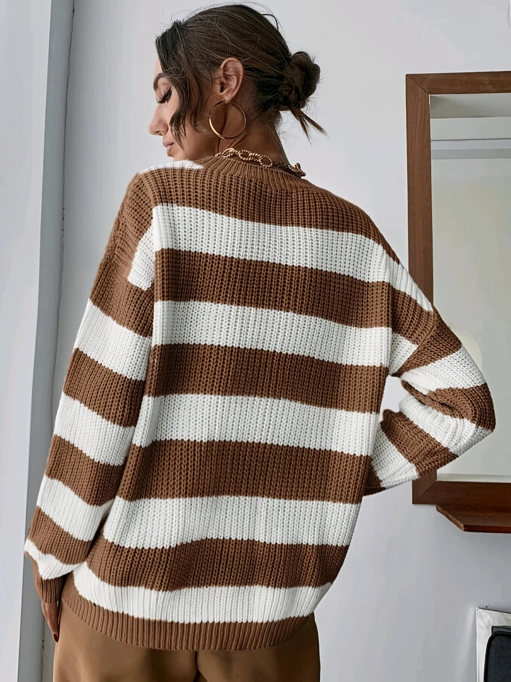 Meredith | Relaxed Striped Sweater