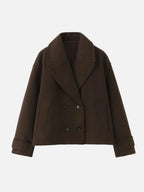 Women’s Double-Breasted Trench Jacket – Vintage Elegance
