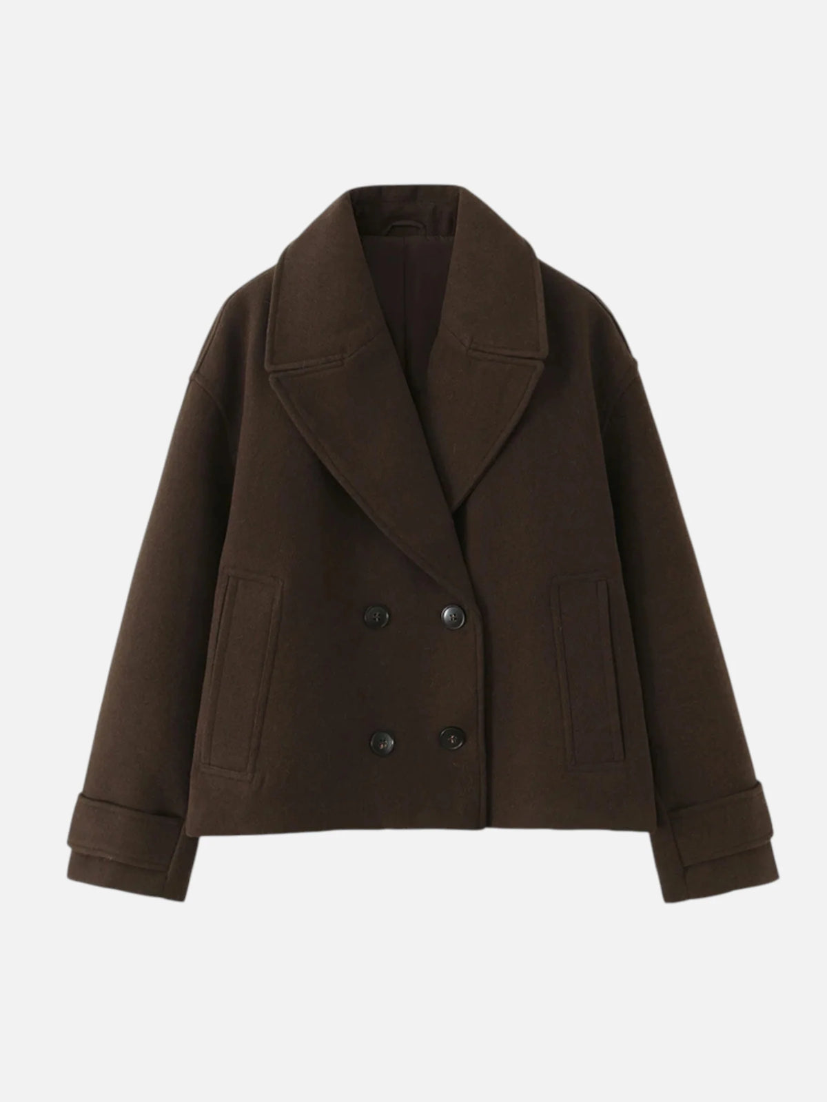 Women’s Double-Breasted Trench Jacket – Vintage Elegance