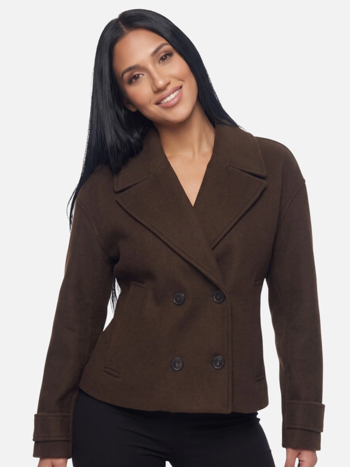 Women’s Double-Breasted Trench Jacket – Vintage Elegance