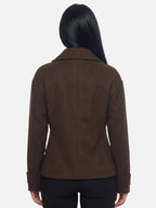 Women’s Double-Breasted Trench Jacket – Vintage Elegance