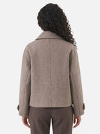 Women’s Double-Breasted Trench Jacket – Vintage Elegance