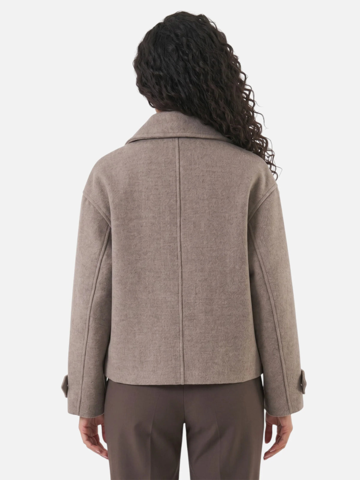Women’s Double-Breasted Trench Jacket – Vintage Elegance