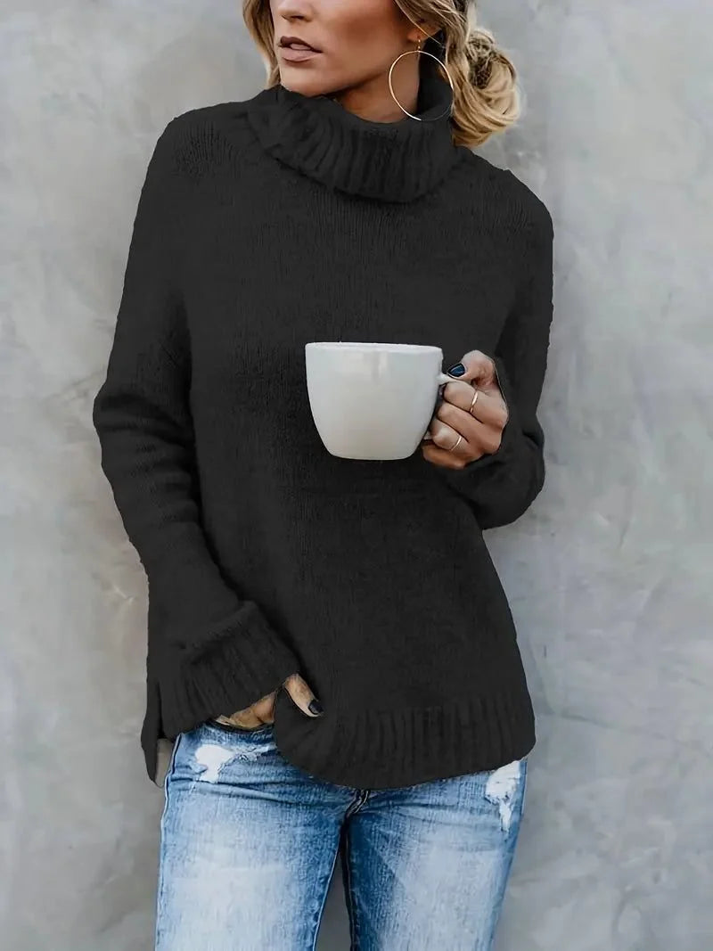 Neala | Chunky Knit Turtleneck Sweater for Women