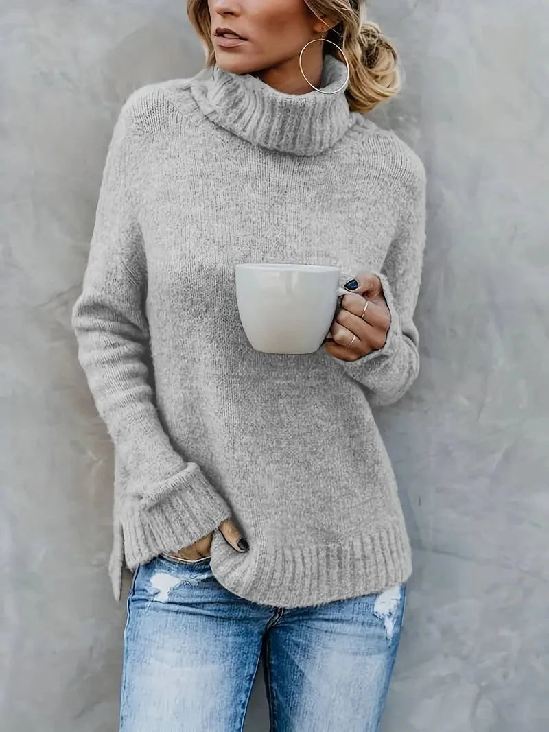Neala | Chunky Knit Turtleneck Sweater for Women