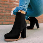 Oonagh | Platform Block Heel Ankle Boots for Women