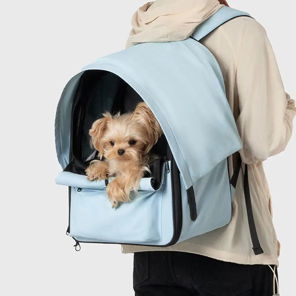 Expandable Cat Carrier Backpack – Breathable Travel Pack with Sunshade - view 12