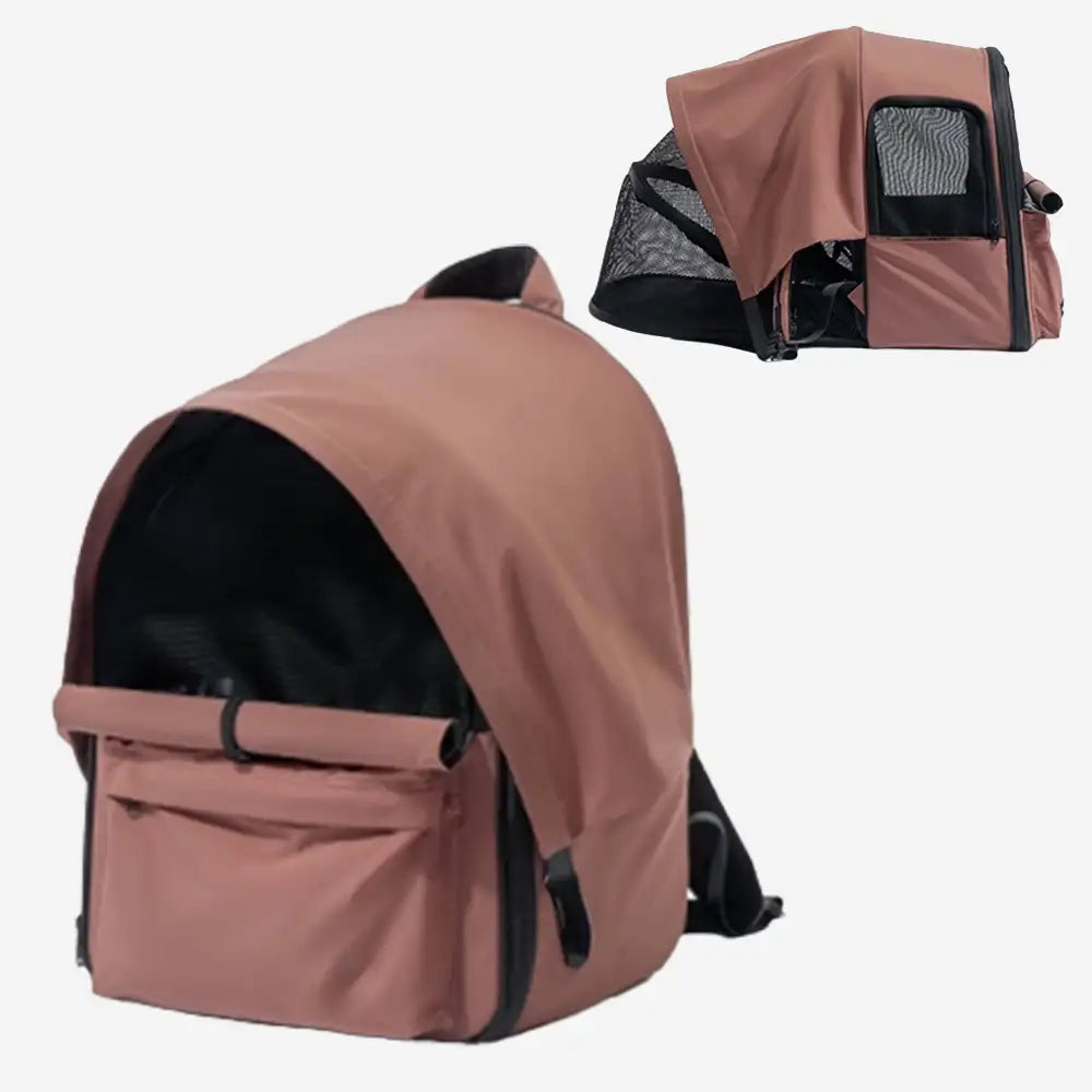 Expandable Cat Carrier Backpack – Breathable Travel Pack with Sunshade - view 17