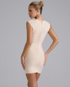Women's Bandage Mini Dress, V-Neck, Bodycon