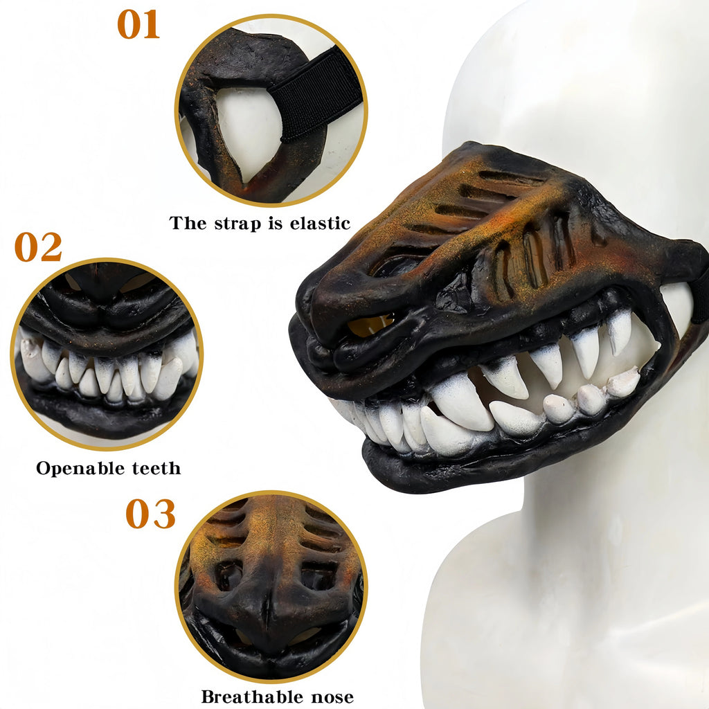Pet Comfort | Dog Mouth Cover with Adjustable Fit & Breathable Design | Perfect for Medium and Large Dogs