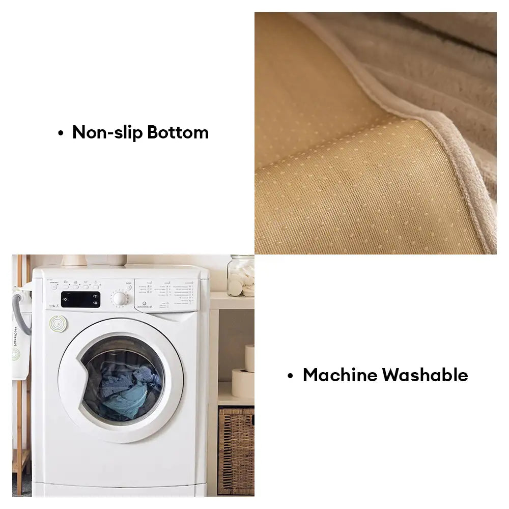 Plush Pet-Friendly Non-Slip One-Piece Sectional Couch Cover Recliner Couch Cover - Strips