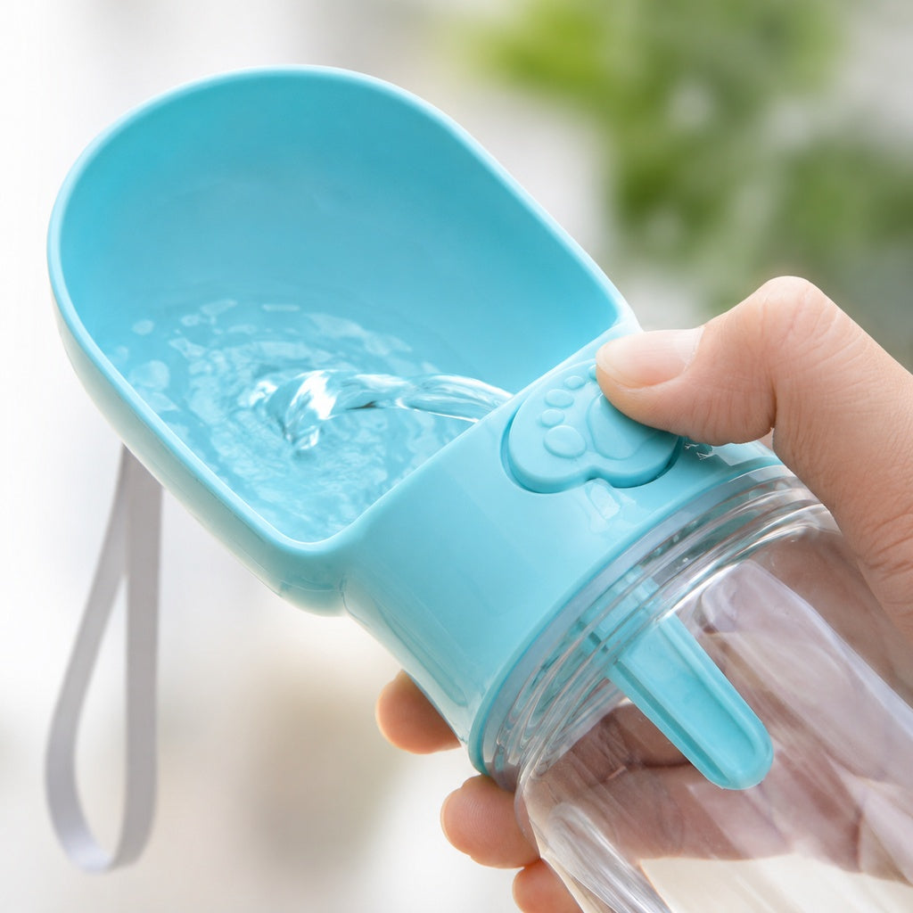 Portable 2-in-1 Pet Water & Food Bottle – Keep Dogs Hydrated & Fed on Walks, Hiking, or Travel
