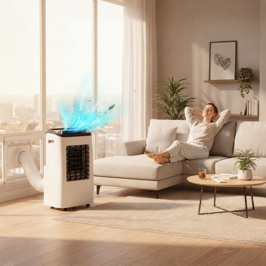 Portable Air Conditioner 12000 BTU| 3-in-1 Air Conditioner, Fan & Dehumidifier | Quiet AC Unit for Rooms up to 51m²