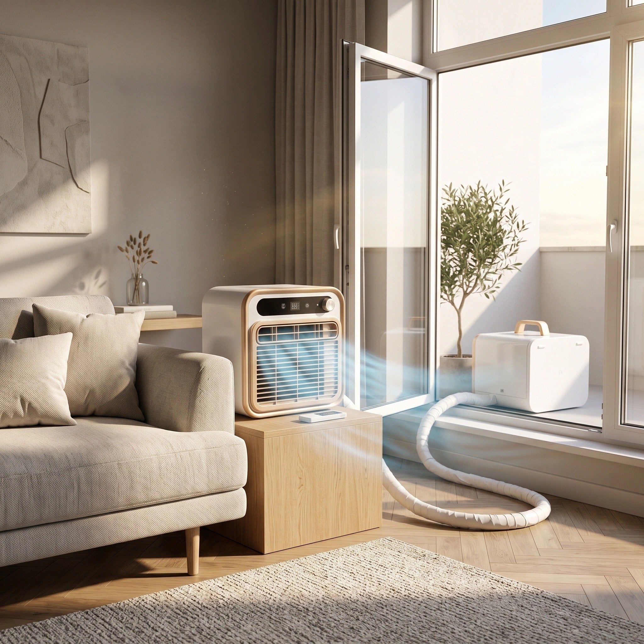 Portable Split Air Conditioner 5000 BTU | Air Con Unit for Caravans & Campers