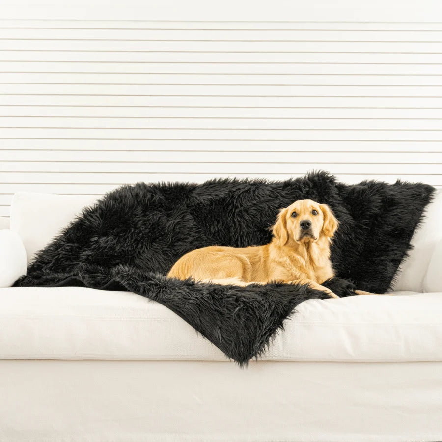 Waterproof Throw Blanket - Midnight Black