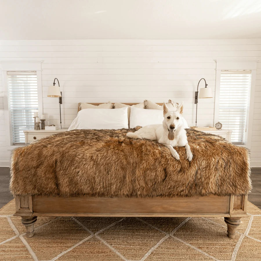 Waterproof Throw Blanket - Sable Tan